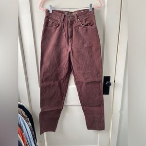 🌵VINTAGE 80s Levi’s Denim Jeans Brown Size 8 (Modern 4)